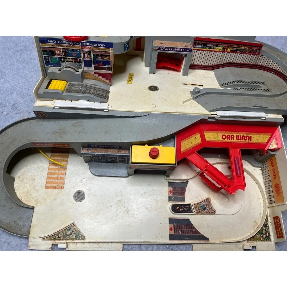 Vintage 1979 Hot Wheels Car Wash & Service Station Sto & Go Playset‎ Mattel 1215